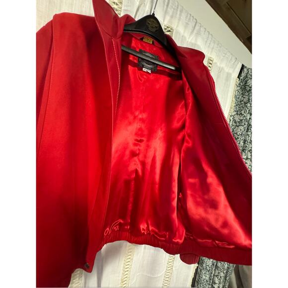 VTG Leather Jacket‎ 1980s Solvang First Street Leather Lambskin Suede L Designer - Picture 4 of 15